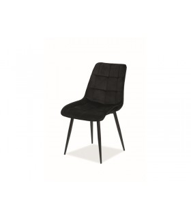 Стул Signal CHIC Velvet Bluvel 19 черный