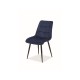 Стул Signal CHIC Velvet Bluvel 86 темно-синий/черный