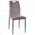 Стул SIGNAL RIP VELVET Bluvel 14 серый