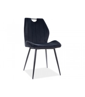 Стул Signal ARCO VELVET черный
