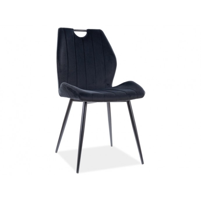 Стул Signal ARCO VELVET черный
