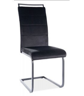 Стул Signal H441 Velvet Tap. 117 черный/черный мат
