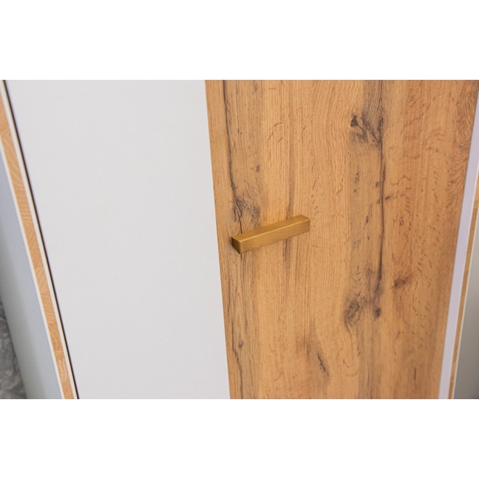 Шкаф для одежды СКАНДИ МН-036-35 Дуб Вотан/Белый