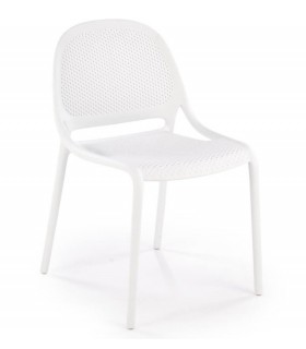 Белый пластиковый стул HALMAR K532