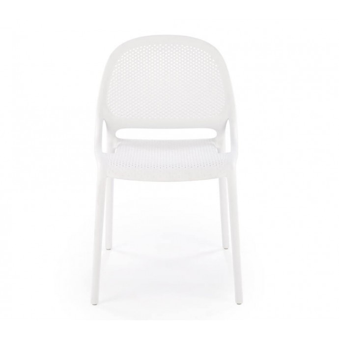 Белый пластиковый стул HALMAR K532