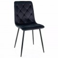 Стул SIGNAL JERRY Velvet Bluvel 19 черный
