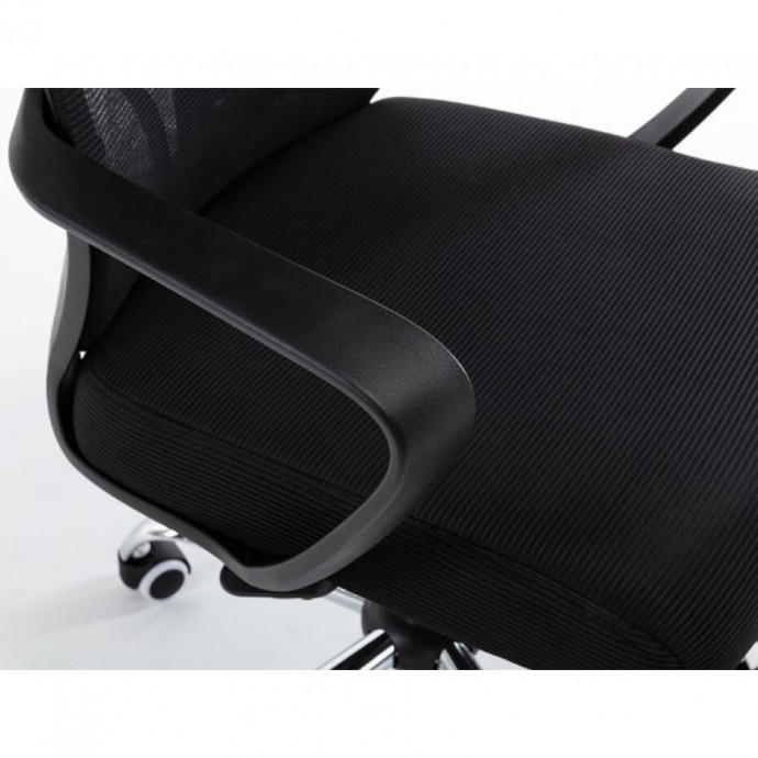 Кресло офисное SitUp ROLF chrome сетка Black/Black