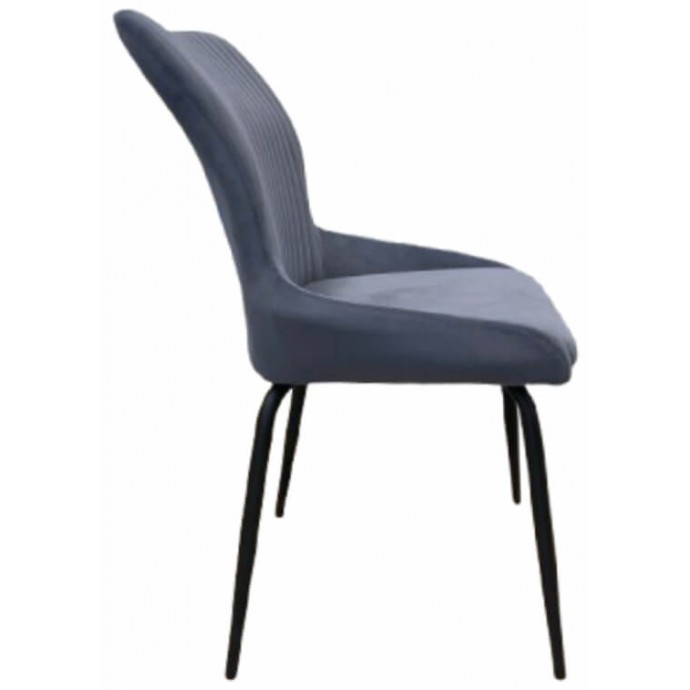 Стул SitUp IRON микровелюр Steel