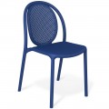 Пластиковый стул Sheffilton SHT-S172 темно-синий