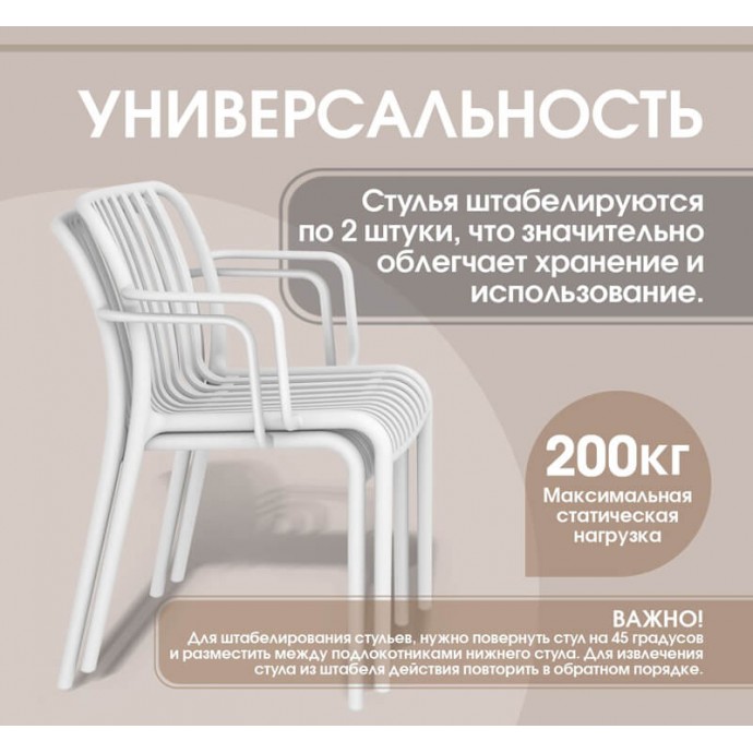 Пластиковый стул Sheffilton SHT-S173-1 белый