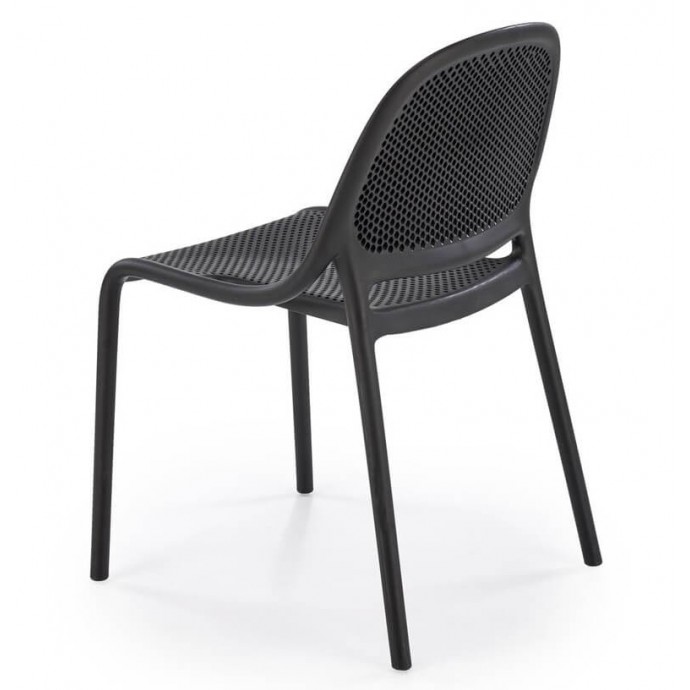 Черный пластиковый стул HALMAR K532