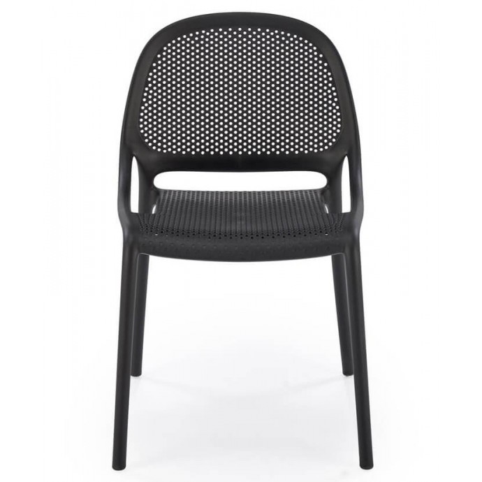 Черный пластиковый стул HALMAR K532