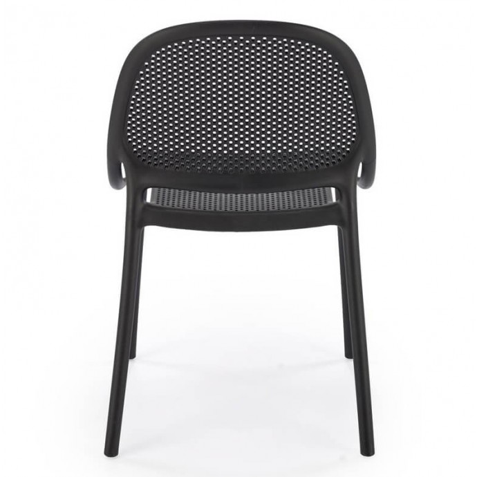 Черный пластиковый стул HALMAR K532