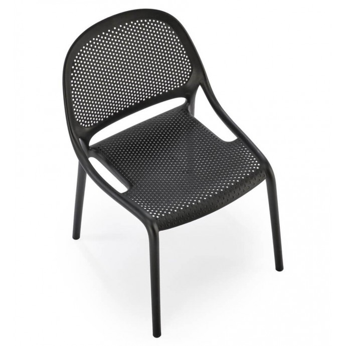 Черный пластиковый стул HALMAR K532