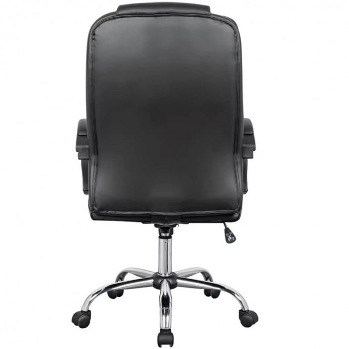 Кресло руководителя SitUp RAPID Chrome (экокожа Black/Black)