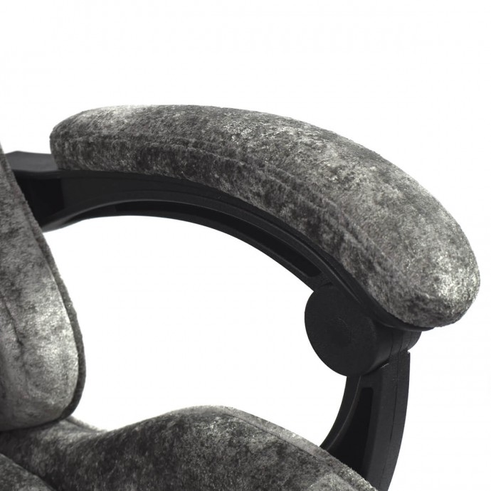 Геймерское массажное кресло Calviano Nero dark grey plush