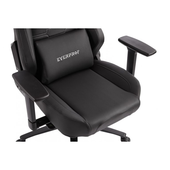 Геймерское кресло Everprof Blackshot черная экокожа