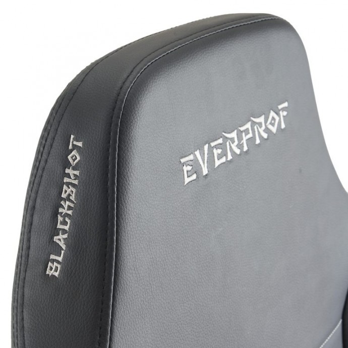 Геймерское кресло Everprof Blackshot черная экокожа
