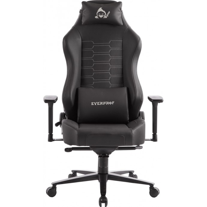 Геймерское кресло Everprof Blackshot черная экокожа