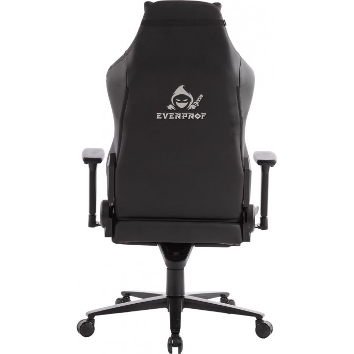 Геймерское кресло Everprof Blackshot черная экокожа