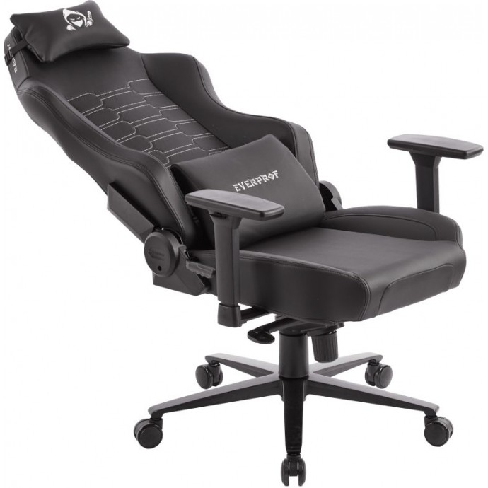 Геймерское кресло Everprof Blackshot черная экокожа