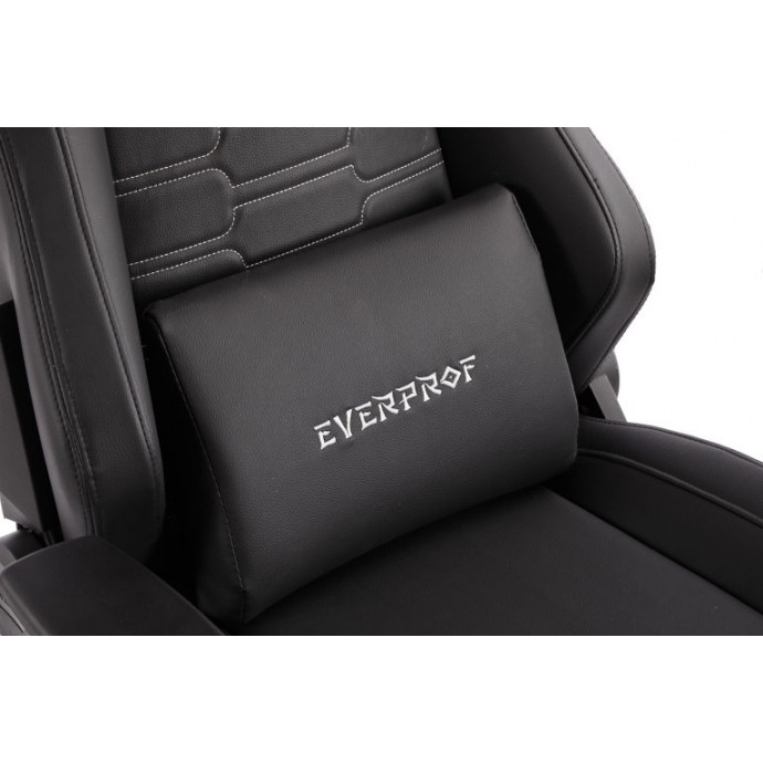 Геймерское кресло Everprof Blackshot черная экокожа
