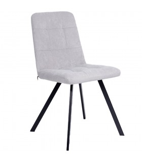 Стул ROMMY b20 SILVER LUX/черный