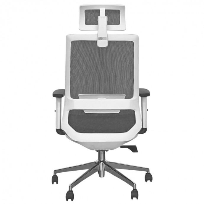 Кресло офисное SitUp MADRID Chrome (сетка Gray/ткань Gray)