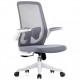 Кресло офисное SitUp AMELIA B PL White (сетка Gray/ткань Gray)