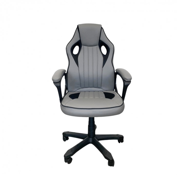 Геймерское кресло SitUp LUNA PL (экокожа Grey/сетка Black)