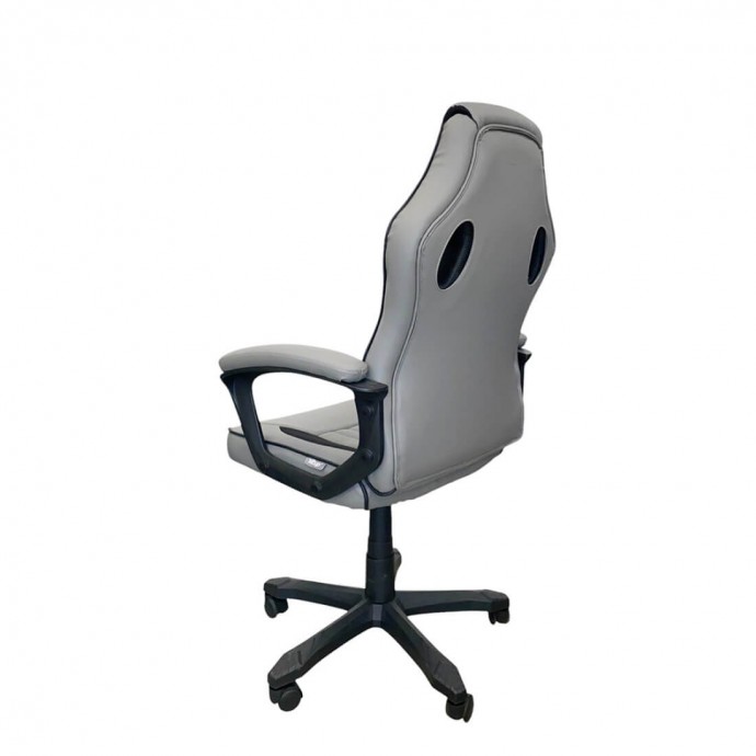 Геймерское кресло SitUp LUNA PL (экокожа Grey/сетка Black)