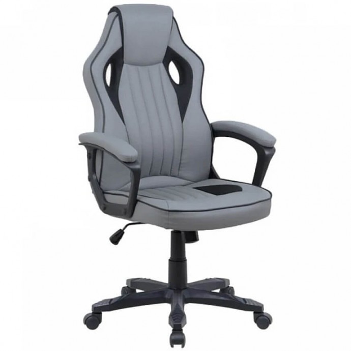 Геймерское кресло SitUp LUNA PL (экокожа Grey/сетка Black)