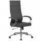 Кресло руководителя SitUp MARK Chrome (экокожа Black/Black)