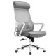 Офисное кресло SitUp AURA White Chrome (сетка Grey/Grey)