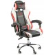 Геймерское массажное кресло Calviano ASTI ULTIMATO black/white/red