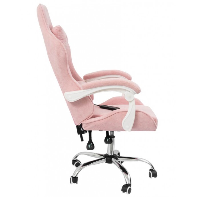 Геймерское массажное кресло Calviano Nero pink plush