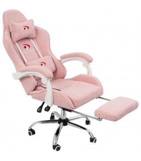 Геймерское вибромассажное кресло Calviano Amarone pink plush