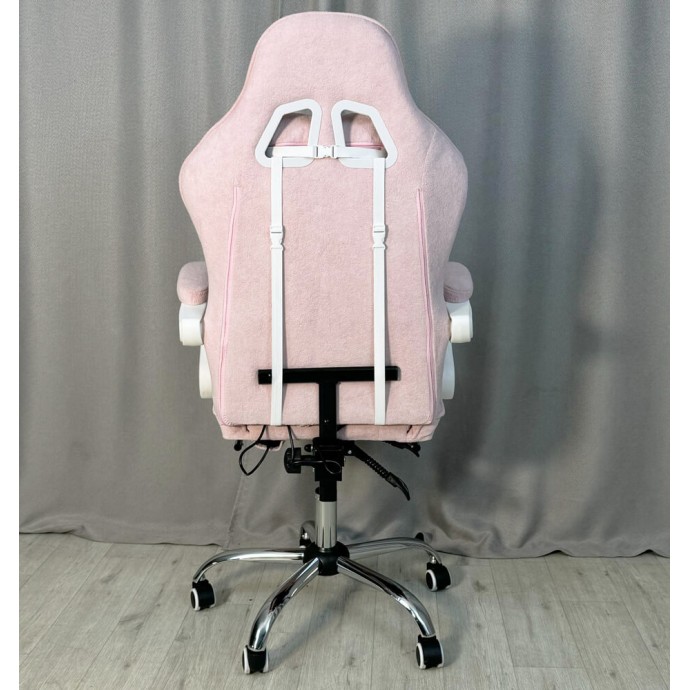 Геймерское вибромассажное кресло Calviano Amarone pink plush