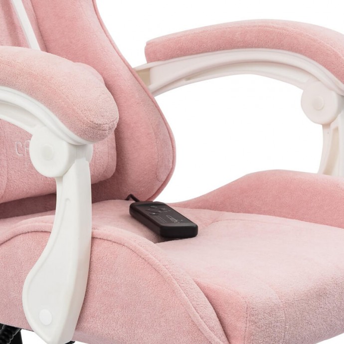 Геймерское вибромассажное кресло Calviano Amarone pink plush