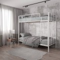 Двухъярусная кровать Дебора 1 90х190 белый муар